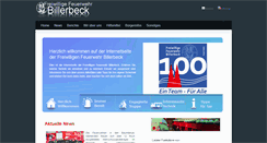 Desktop Screenshot of feuerwehr-billerbeck.com